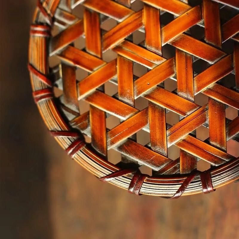 Ručno izrađena podloga za šalice od japanskog bambusa Kineski stil Podloga za čaj Držač za šalice Pleteni ležaj za lonce Podloga za lonce Toplinska izolacija pribor za set za čaj