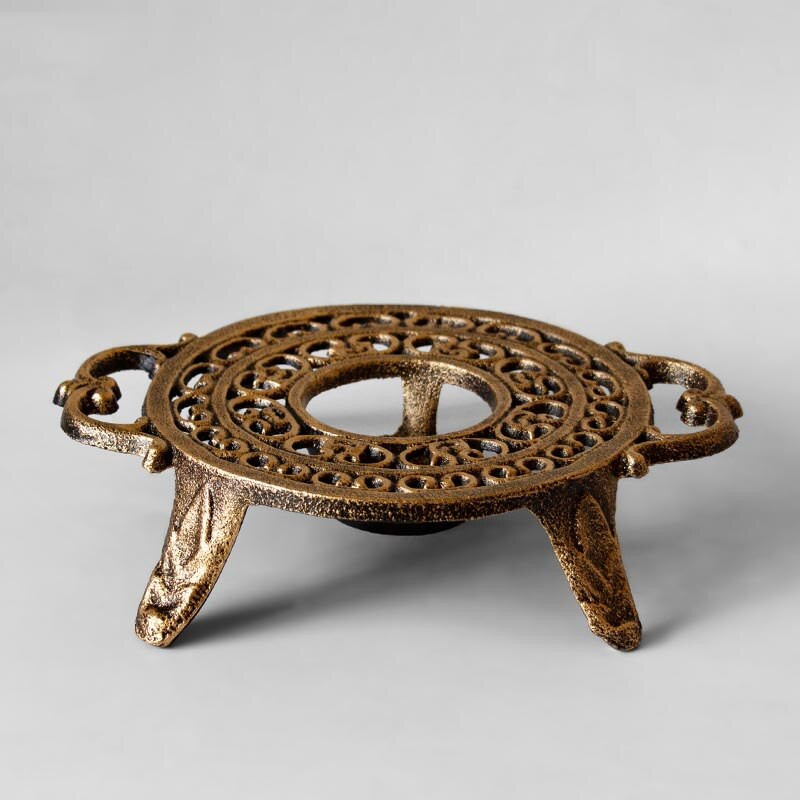 Senovinė japoniška ketaus žvakė, šilta arbatos viryklė Kavos pieno vyno šildymas šildomo pagrindo arbatinukas Trivets Kūrybinė žvakių laikiklio dovana