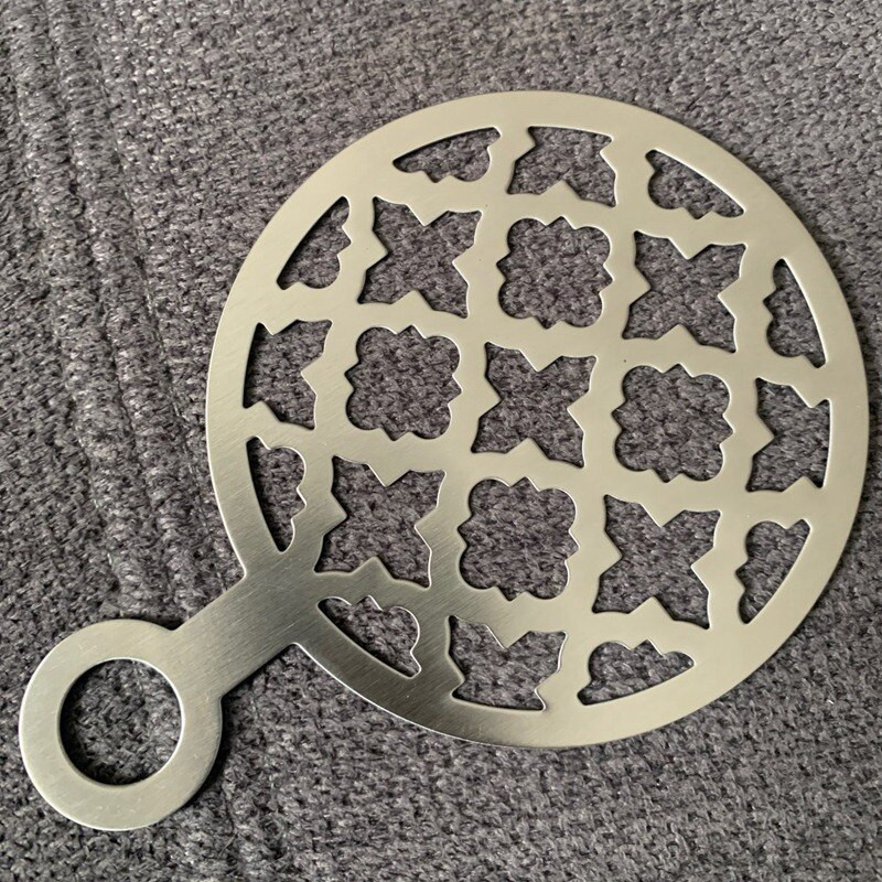 Šablone za kavu od nehrđajućeg čelika Šablone za ukrašavanje latte kolačića Boja u spreju za kolače Umjetnički kalupi za pečenje Dodaci za kavu