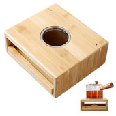 Japanski stil Grijač za čaj od bambusa Držač za grijanje svijeće Termostat Izolacija Baza za temperaturu vina Grijač čajnika Štednjak