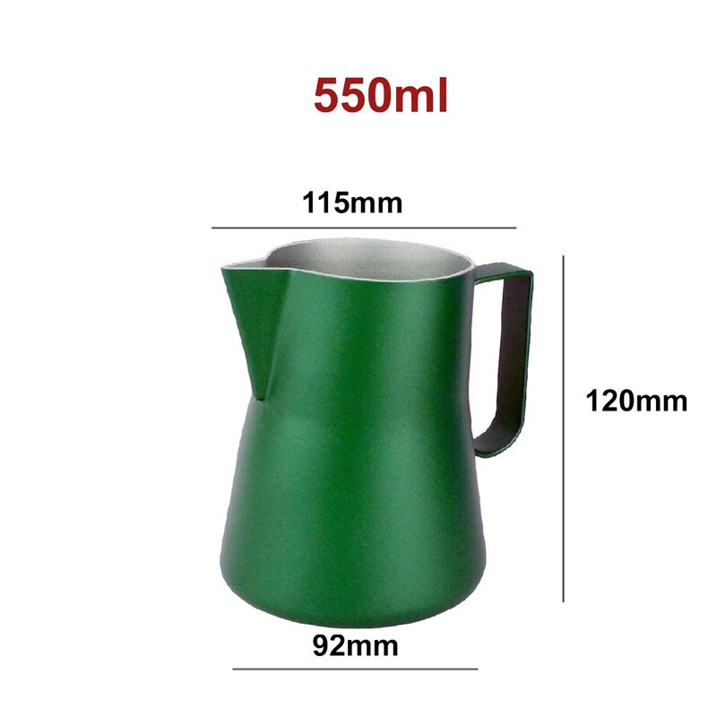 550 ml-es kávéskanna rozsdamentes acél kávés tejcsésze habosító kancsó Latte Art otthoni kávéhasználatra