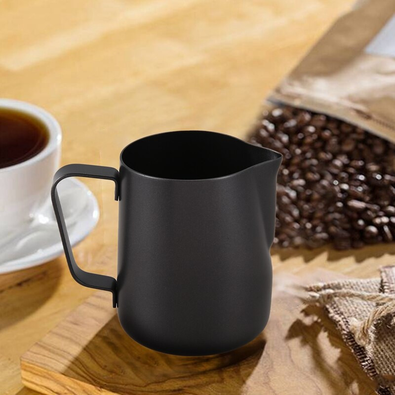 350 ml-es tapadásmentes rozsdamentes acél kancsó tejhabosító kancsó eszpresszó kávékancsó Barista kézműves kávé tejeskancsó kancsó