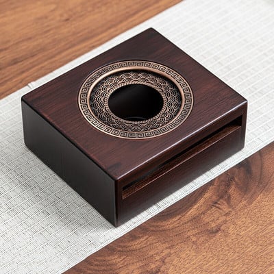 Încălzitor de ceainic din bambus Suport fierbător chinezesc Ceremonia ceaiului Încălzitor plat pentru suporturi pentru lumânări de ceai Sobe de foc Încălzitor de vin Bază de încălzire