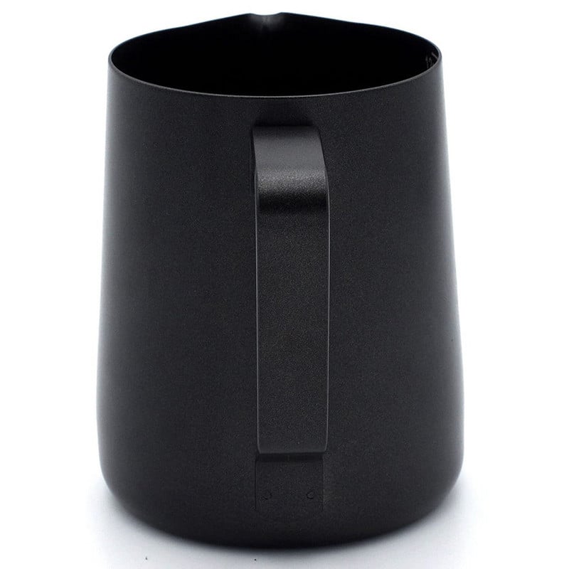 Nerūdijančio plieno pieno putų ąsotis – espreso kavos garuojančio pieno putojimo puodelis, puikiai tinka Latte Art