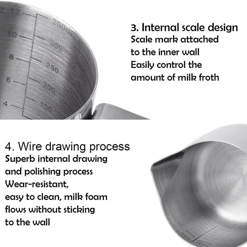 Pieno ąsotis, skirtas putoti