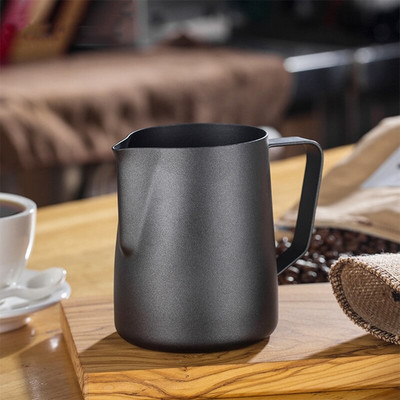 350 ml nepridegantis nerūdijančio plieno ąsotis Pieno putojimo ąsotis Espreso kavos ąsotis Barista Craft Coffee Latte pieno ąsotis