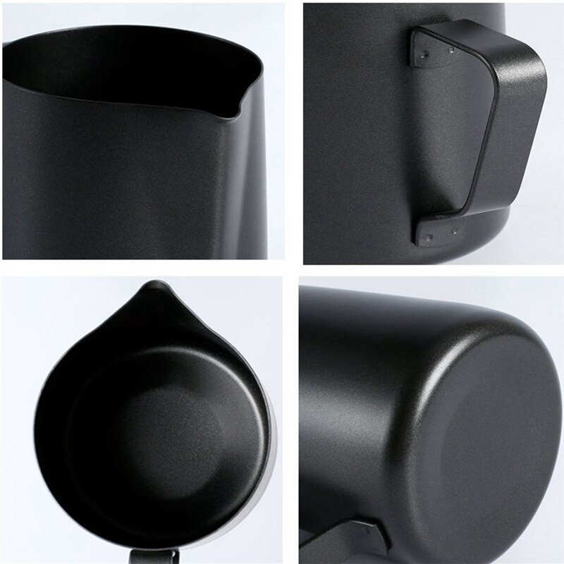 350ML ulcior antiaderent din oțel inoxidabil ulcior pentru spuma de lapte ulcior de cafea espresso ulcior de cafea barista ulcior de cafea latte ulcior de lapte