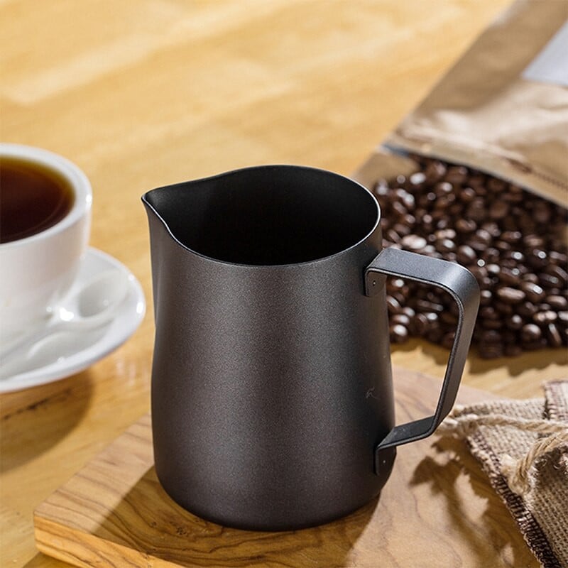 350 ml-es tapadásmentes rozsdamentes acél kancsó tejhabosító kancsó eszpresszó kávékancsó Barista kézműves kávé tejeskancsó kancsó