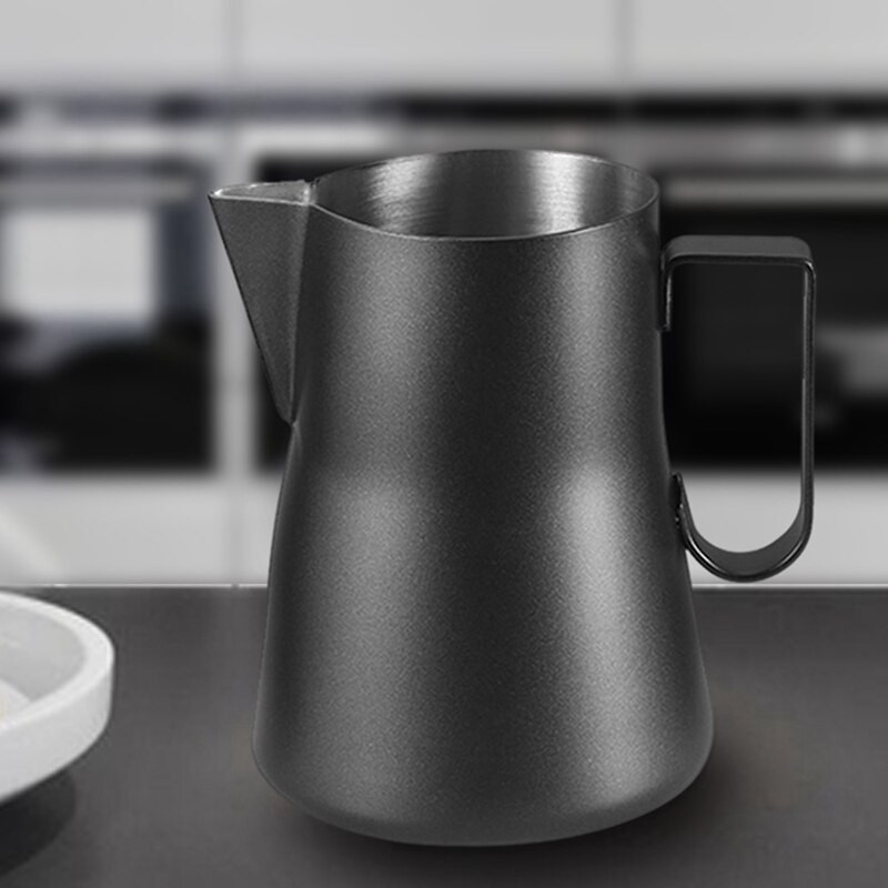 Kávés tejcsésze rozsdamentes acél eszpresszó gőzölő kancsó Kávéskávéhabosító csésze Barista eszközök