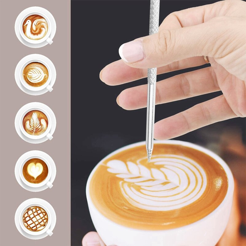 Tejhabosító kancsó, rozsdamentes acél tejes kávéhabosító kancsó 900 ml (32 Oz) Cappuccino Espresso készítéséhez (fekete)