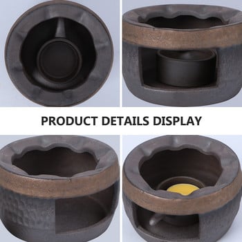 По-топъл чайник Нагревател за чай Керамична горелка Тенджера Държач за печка Поставка за масло Восък Glassset Essential Tealight Aroma Coffee BaseHeating Melt