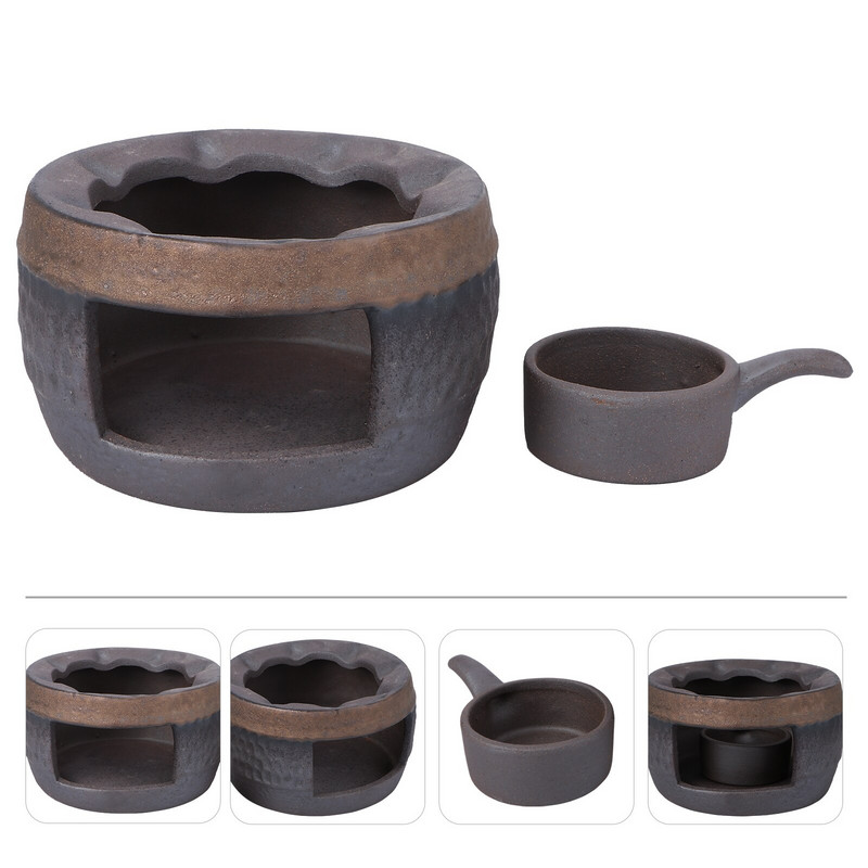 Šiltesnis arbatinukas arbatos šildytuvas Keraminis degiklis puodo viryklės laikiklis aliejui stovas vaško stiklinė Essential arbatžolės aromatinis kavos pagrindo kaitinimo tirpalas