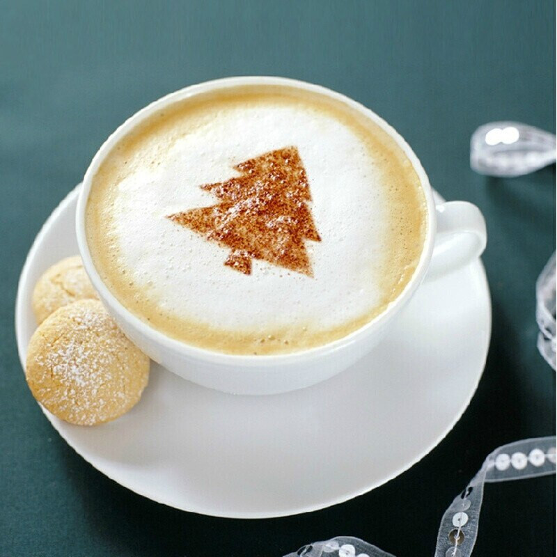 Buitinė kavos traukimo gėlė 600 m gėlių puodo rinkinys dovanų traukimo adata 16 plastikinių formų 16 raštų rinkinys kavos kūrybinis įtaisas