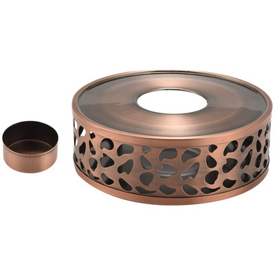 Încălzitor de ceai durabil din oțel inoxidabil, bază de încălzire, ceainic, aragaz cald de ceai, ceainic cu lumânări, set de ceai