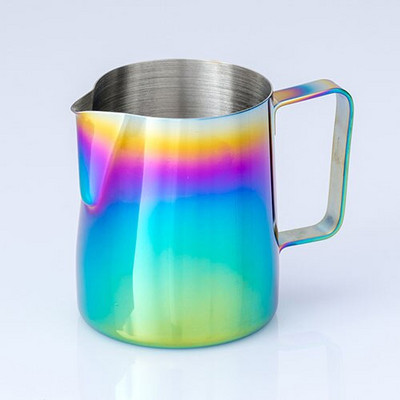 Nerūdijančio plieno kavos trafaretai „Pot Lette Art“ „Barista“ įrankiai Pieno puodeliai Kavos priedai Spalvingas aštrios burnos kavos trafaretas