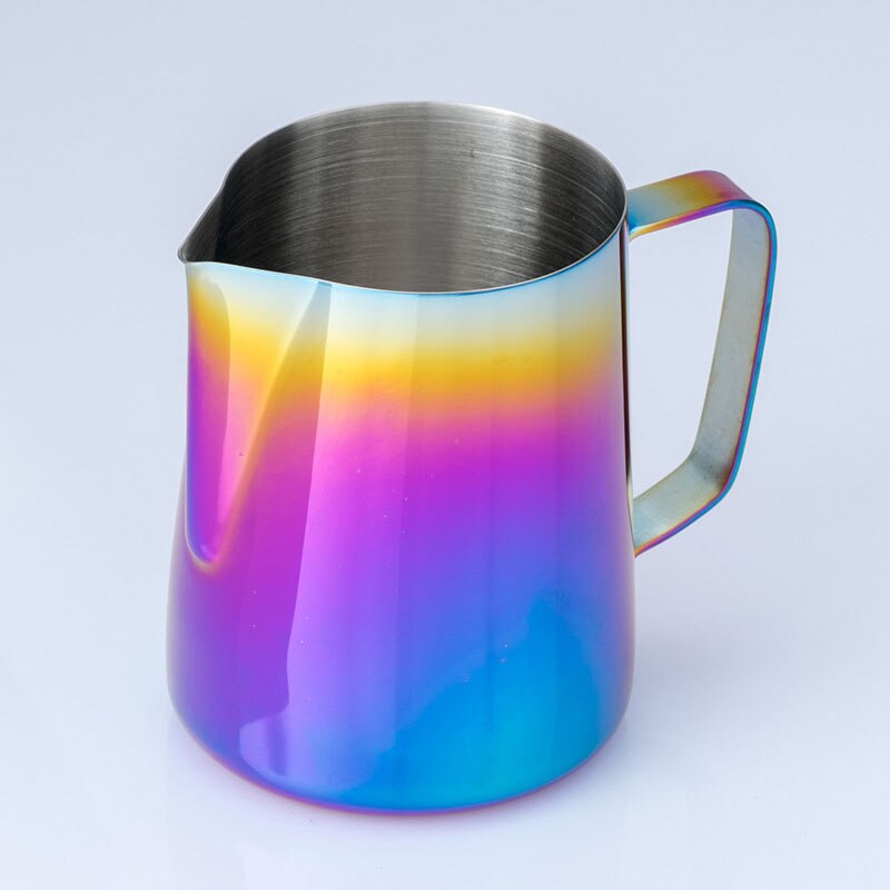 Nerūdijančio plieno kavos trafaretai „Pot Lette Art“ „Barista“ įrankiai Pieno puodeliai Kavos priedai Spalvingas aštrios burnos kavos trafaretas