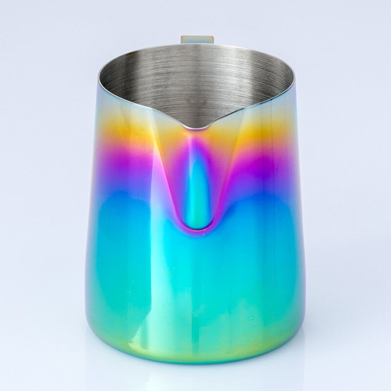 Nerūdijančio plieno kavos trafaretai „Pot Lette Art“ „Barista“ įrankiai Pieno puodeliai Kavos priedai Spalvingas aštrios burnos kavos trafaretas