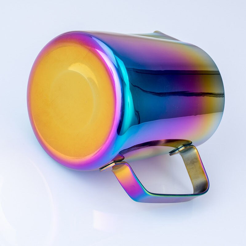 Nerūdijančio plieno kavos trafaretai „Pot Lette Art“ „Barista“ įrankiai Pieno puodeliai Kavos priedai Spalvingas aštrios burnos kavos trafaretas