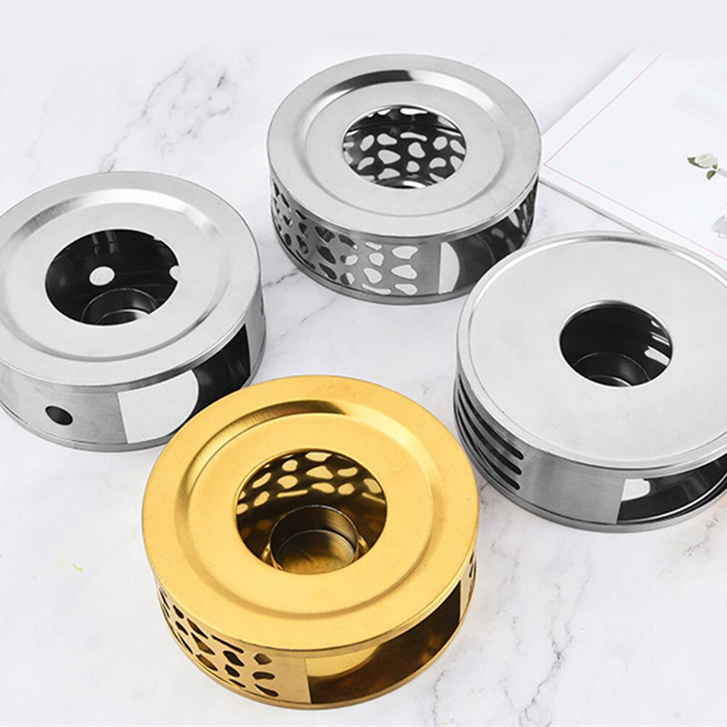 Melegítő teáskanna teamelegítő kávéfőző edényalap aroma olajégő melegítő tartó Hot Stainlessretro essential vízforraló tealight
