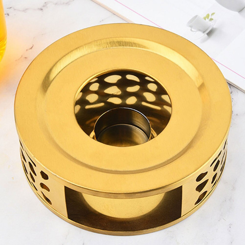 Melegítő teáskanna teamelegítő kávéfőző edényalap aroma olajégő melegítő tartó Hot Stainlessretro essential vízforraló tealight