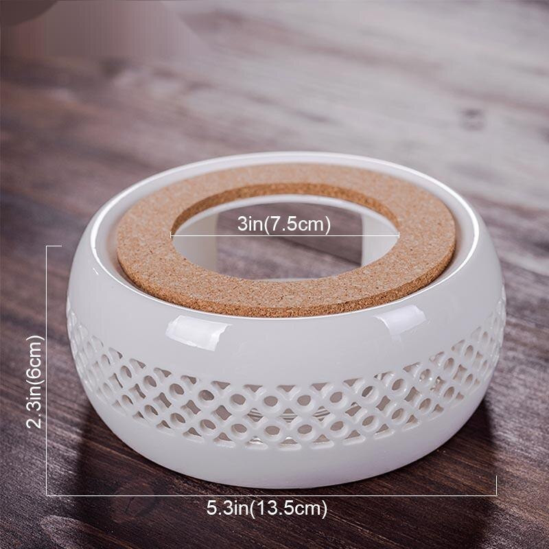 kerámia teáskanna tartó talp tea melegítő szigetelő talp tea kávé tea melegítő vízmelegítő teáskanna melegítő talp