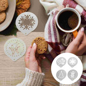 10 komada Božićnih šablona Predlošci za višekratnu upotrebu Predložak za crtanje i slikanje Božićne šablone za čestitke Albumi spomenari