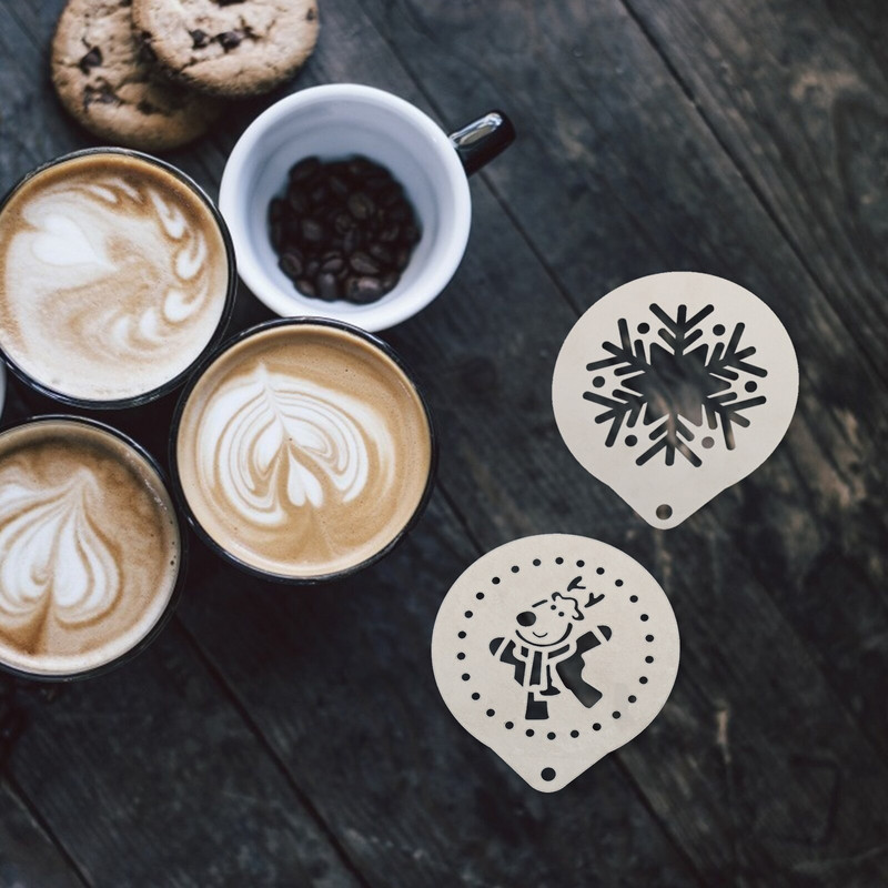 10 komada Božićnih šablona Predlošci za višekratnu upotrebu Predložak za crtanje i slikanje Božićne šablone za čestitke Albumi spomenari