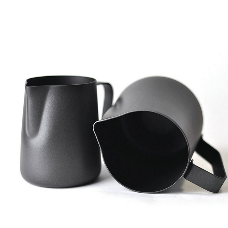 350/600 ml konyhai rozsdamentes acél tejhabos kancsó Espresso kávékancsó Barista Craft Coffee Latte tejhabos kancsó