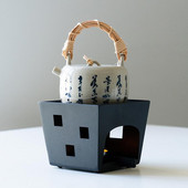 Creative Iron Art gyertyatartó Zen teáskanna ékszerek Kung Fu teakályha tartozékok Gyertyamelegítő melegítő alap Tej tea melegítő alap