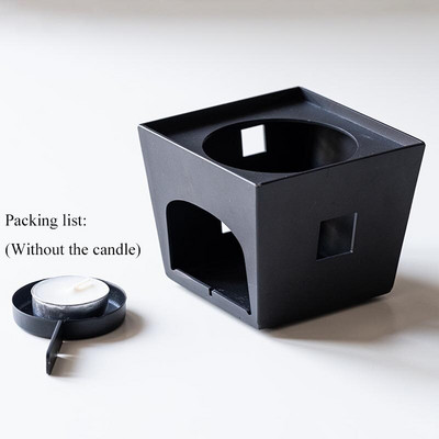 Creative Iron Art gyertyatartó Zen teáskanna ékszerek Kung Fu teakályha tartozékok Gyertyamelegítő melegítő alap Tej tea melegítő alap