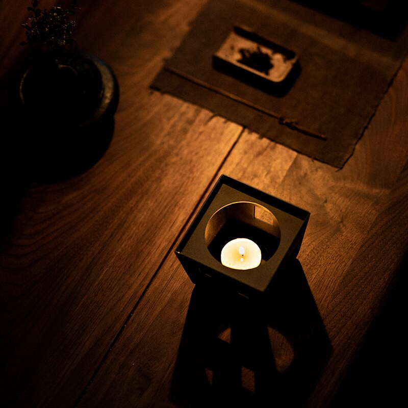 Creative Iron Art gyertyatartó Zen teáskanna ékszerek Kung Fu teakályha tartozékok Gyertyamelegítő melegítő alap Tej tea melegítő alap