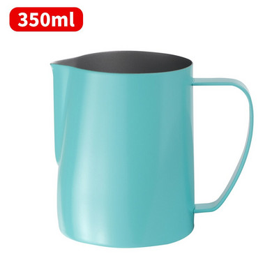 1x Cană pentru spumare de lapte 350/600ml ulcior de spumare a laptelui din oțel inoxidabil Espresso Cafea cu abur Barista Latte Cappuccino Cană de lapte Nou