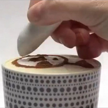 New Electrical Coffee Latte Art Pen Coffee Drawing Pen Cake Spice Pen Cake Διακόσμηση στυλό Στυλό σκάλισμα καφέ στυλό ψησίματος Εργαλεία ζαχαροπλαστικής