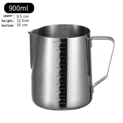 350/550/900 ml-es rozsdamentes acél mérőpohár tejhabosító eszpresszó kávé Craft cappuccino kávés tejbögrék tejhabosítók 2021