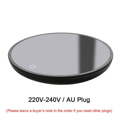 Elektrinis gėrimų puodelio šildytuvas Kavos puodelio šildytuvas, skirtas biuro namų stalui naudoti Kavai Kakavai Arbatai Pienas Vanduo 2 Temperatūros nustatymai