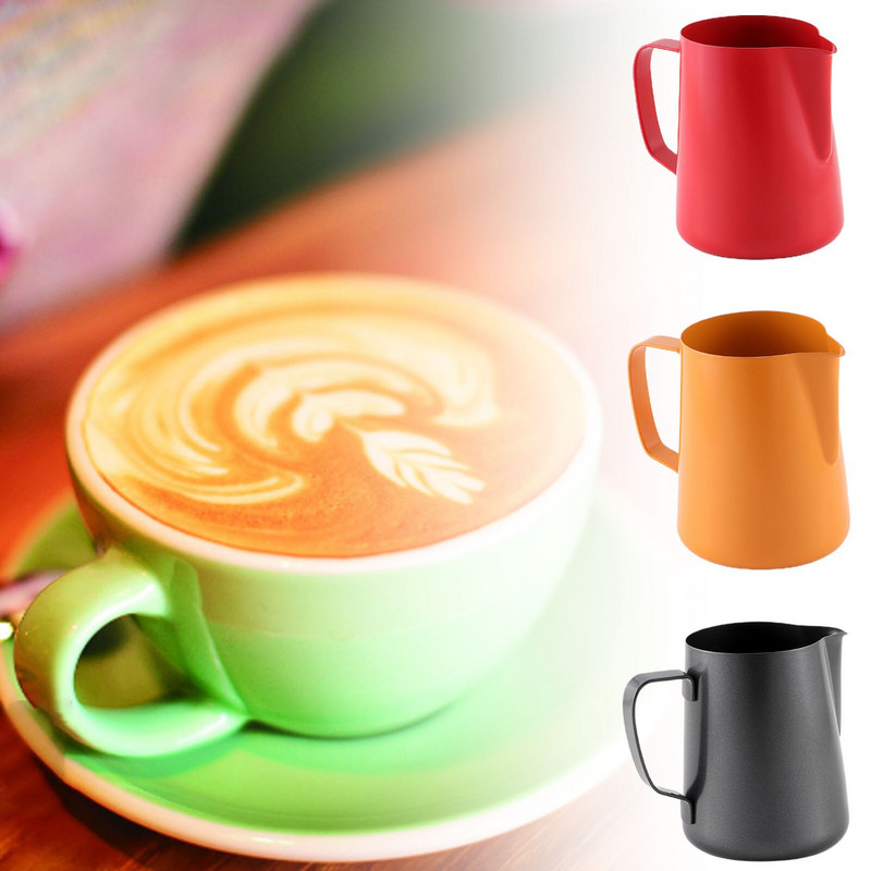 400 ml-es rozsdamentes acél tejhabosító kancsó kávéhabosító kancsó Latte Art számára