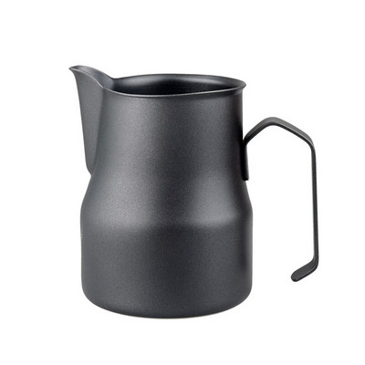 450 ml ulcior de cafea ulcior pentru spuma de lapte ceașcă espresso din oțel inoxidabil căni de lapte ghirlandă latte ulcior instrument de cafea