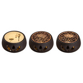 Kerámia teáskanna melegítő tartó talp teamelegítő szigetelő alap tea kávé vízmelegítő üreges gyertya melegítő talp tartó