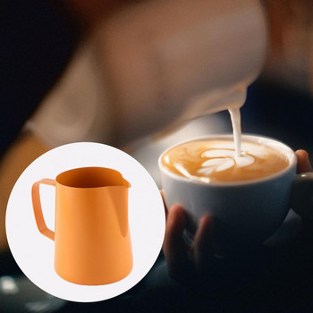 Δωρεάν αποστολή 400ml από ανοξείδωτο χάλυβα Milk Fothing Pitcher Coffee Cup Frother Cana for Latte Art