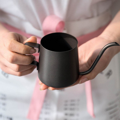 Rozsdamentes acél eszpresszókanna tejhabos kancsó barista kávéfőző konyhai kiegészítők, kézműves tejes kávéfőző