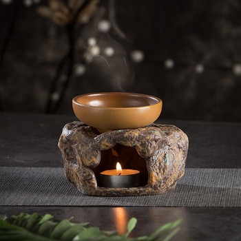 Θερμαντική βάση κεριών Θερμαντήρας τσαγιού ρετρό ιαπωνικού στυλ Σόμπα τσαγιέρα Stone Kung Fu Σετ τσαγιού Κεραμική μονωτική θερμάστρα βάσης