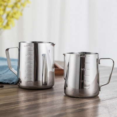 Nerūdijančio plieno pieno putų ąsotis Espresso Dolce Gusto Kavos Barista Craft Latte Cappuccino Pieno grietinėlės puodelis Puodo ąsočiu