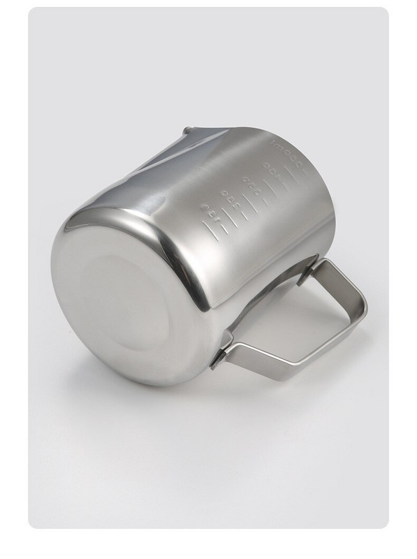 Rozsdamentes acél tejhabos kancsó Espresso Dolce Gusto kávé Barista Craft Latte Cappuccino tejszínhabosító kancsó