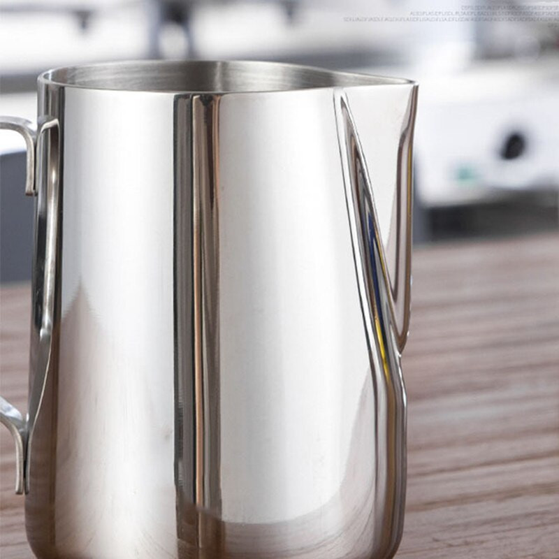 Rozsdamentes acél tejhabos kancsó Espresso Dolce Gusto kávé Barista Craft Latte Cappuccino tejszínhabosító kancsó