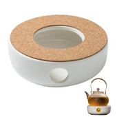 Keraminis arbatinuko šildymo pagrindas vandens arbatos šildytuvas izoliacinis pagrindas kavos vandens šildytuvas žvakių kaitinimo pagrindas žvakių laikiklis arbatos indai