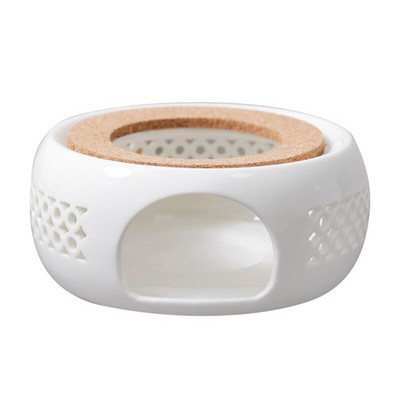 Keraminis arbatinuko šildymo pagrindas vandens arbatos šildytuvas izoliacinis pagrindas kavos vandens šildytuvas žvakių kaitinimo pagrindas žvakių laikiklis arbatos indai