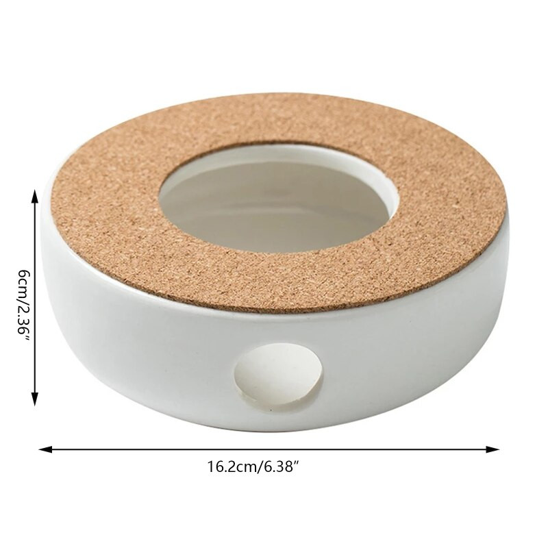 Keraminis arbatinuko šildymo pagrindas vandens arbatos šildytuvas izoliacinis pagrindas kavos vandens šildytuvas žvakių kaitinimo pagrindas žvakių laikiklis arbatos indai