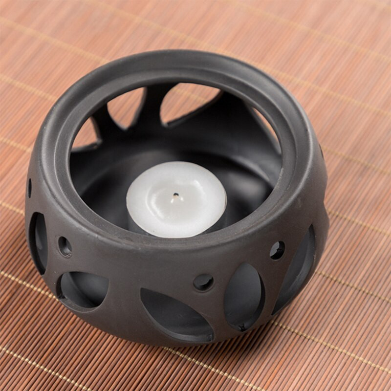 Kerámia gyertya melegítő alap, szigetelő teaszertartás alap melegítő teáskanna bor teáskanna tartó aromaterápiás kemence stílus