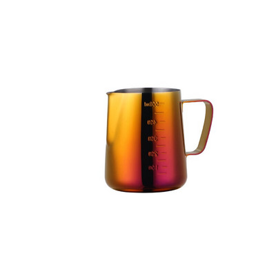 Nerūdijančio plieno pieno putų ąsotis 350/500 ml metalinis espreso kavos ąsotis Barista kavos priedai Grietinėlės pieno putos ąsočio puodelis