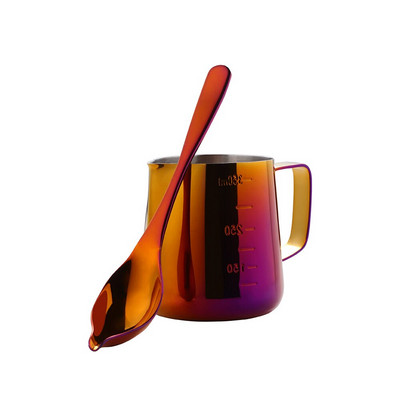 Nerūdijančio plieno pieno putų ąsotis 350/500 ml metalinis espreso kavos ąsotis Barista kavos priedai Grietinėlės pieno putos ąsočio puodelis